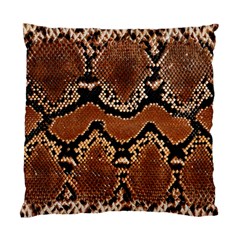 Leatherette Snake 3 Standard Cushion Case (one Side) by skindeep