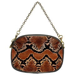 Leatherette Snake 3 Chain Purse (two Sides) by skindeep