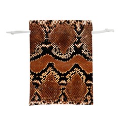 Leatherette Snake 3 Lightweight Drawstring Pouch (s) by skindeep