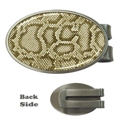 Leatherette Snake 4 Money Clips (oval)  by skindeep