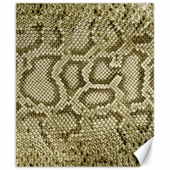 Leatherette Snake 4 Canvas 8  X 10  by skindeep