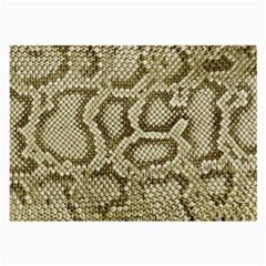 Leatherette Snake 4 Large Glasses Cloth (2 Sides) by skindeep