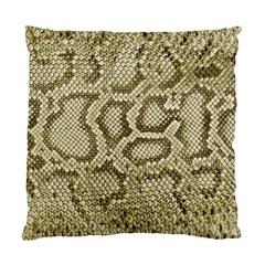 Leatherette Snake 4 Standard Cushion Case (two Sides) by skindeep