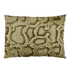 Leatherette Snake 4 Pillow Case by skindeep