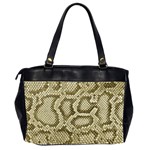 Leatherette Snake 4 Oversize Office Handbag (2 Sides) Back