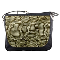 Leatherette Snake 4 Messenger Bag by skindeep