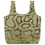 Leatherette Snake 4 Full Print Recycle Bag (XL) Back