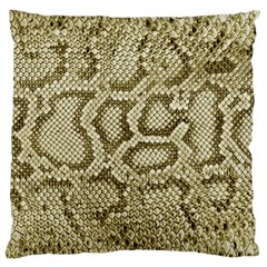 Leatherette Snake 4 Standard Flano Cushion Case (one Side) by skindeep