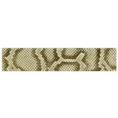 Leatherette Snake 4 Small Flano Scarf by skindeep