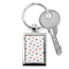 Cute Bright Little Cars Key Chain (rectangle) by SychEva