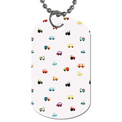 Cute Bright Little Cars Dog Tag (two Sides) by SychEva