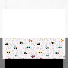 Cute Bright Little Cars Rectangular Jigsaw Puzzl by SychEva