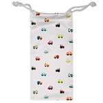 Cute Bright Little Cars Jewelry Bag Front