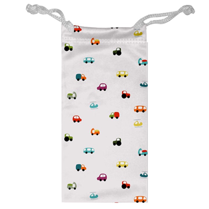 Cute Bright Little Cars Jewelry Bag