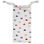 Cute Bright Little Cars Jewelry Bag Back