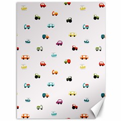 Cute Bright Little Cars Canvas 36  X 48  by SychEva