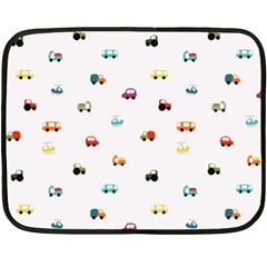 Cute Bright Little Cars Fleece Blanket (mini) by SychEva