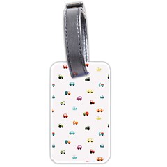 Cute Bright Little Cars Luggage Tag (one Side) by SychEva