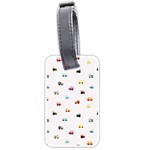 Cute Bright Little Cars Luggage Tag (one side) Front