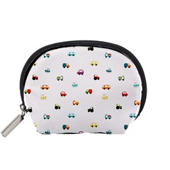 Cute Bright Little Cars Accessory Pouch (small) by SychEva