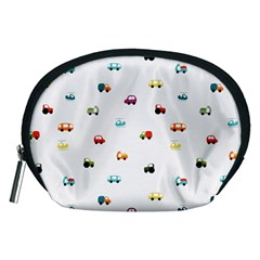 Cute Bright Little Cars Accessory Pouch (medium) by SychEva