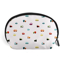 Cute Bright Little Cars Accessory Pouch (large) by SychEva