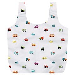 Cute Bright Little Cars Full Print Recycle Bag (xxl) by SychEva