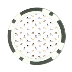 Funny Pugs Poker Chip Card Guard by SychEva