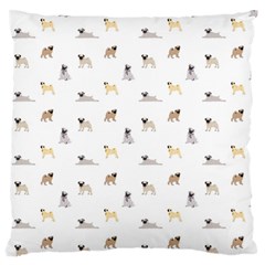 Funny Pugs Standard Flano Cushion Case (one Side) by SychEva