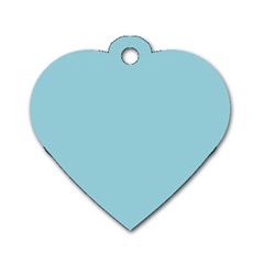 Funny Pugs  Cute Pets Dog Tag Heart (one Side) by SychEva