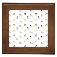 Funny Pugs Framed Tile by SychEva