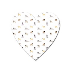 Funny Pugs Heart Magnet by SychEva