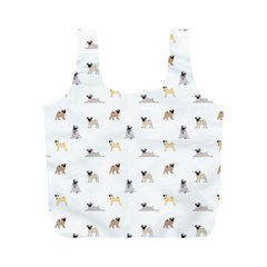 Funny Pugs Full Print Recycle Bag (m) by SychEva