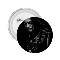 Beauty Woman Black And White Photo Illustration 2 25  Buttons