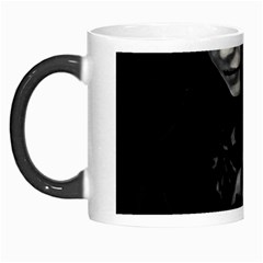 Beauty Woman Black And White Photo Illustration Morph Mugs by dflcprintsclothing