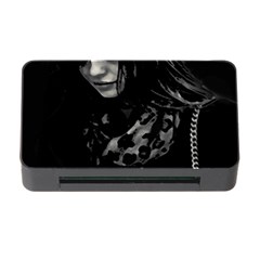 Beauty Woman Black And White Photo Illustration Memory Card Reader With Cf by dflcprintsclothing