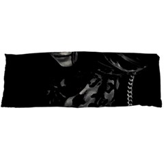 Beauty Woman Black And White Photo Illustration Body Pillow Case Dakimakura (two Sides) by dflcprintsclothing