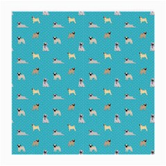 Funny Pugs Medium Glasses Cloth by SychEva