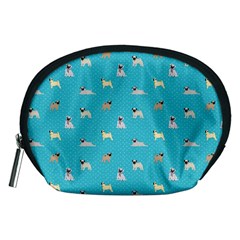 Funny Pugs Accessory Pouch (medium) by SychEva