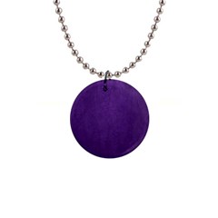 Leather Smooth 18-purple 1  Button Necklace by skindeep