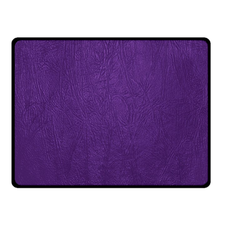 Leather Smooth 18-purple Fleece Blanket (Small)