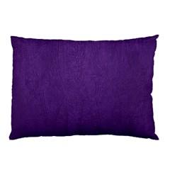 Leather Smooth 18-purple Pillow Case (two Sides) by skindeep