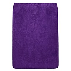 Leather Smooth 18-purple Removable Flap Cover (l) by skindeep