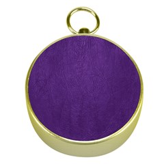 Leather Smooth 18-purple Gold Compasses by skindeep