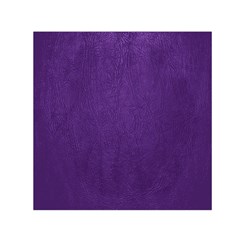 Leather Smooth 18-purple Small Satin Scarf (square) by skindeep