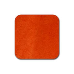 Leather Smooth 22 Rubber Coaster (square) 