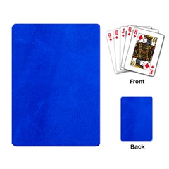 Leather Smooth 22 Blue Playing Cards Single Design (rectangle) by skindeep