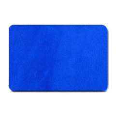 Leather Smooth 22 Blue Small Doormat  by skindeep