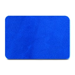 Leather Smooth 22 Blue Plate Mats by skindeep