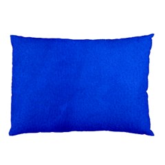 Leather Smooth 22 Blue Pillow Case (two Sides) by skindeep